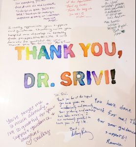 thank you Dr. Srivi card