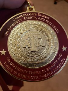 medallion from 2021 chancellor's summit