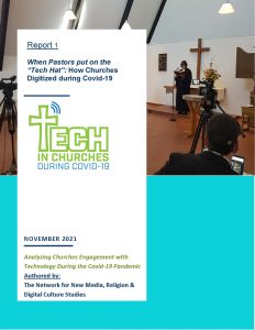 Book cover of When Pastors put on the "Tech Hat": How Churches Digitized during Covid-19