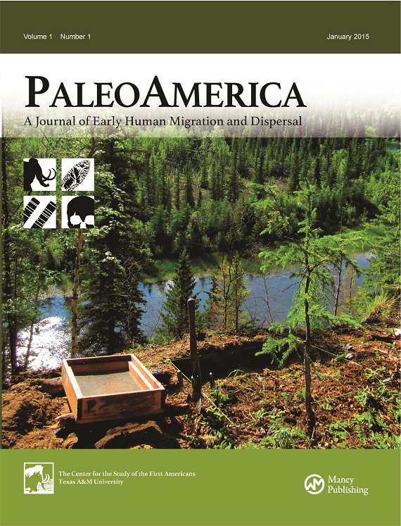 PaleoAmerica journal cover