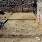 Clovis artifacts in place in the Clovis soil.