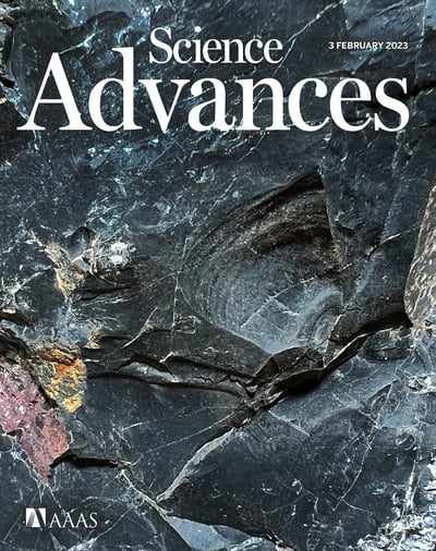 February 3 2023 cover of Science Advances magazine