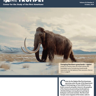 Mammoth Trumpet October issue cover