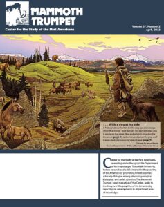 Cover of Mammoth Trumpet April 2022 issue