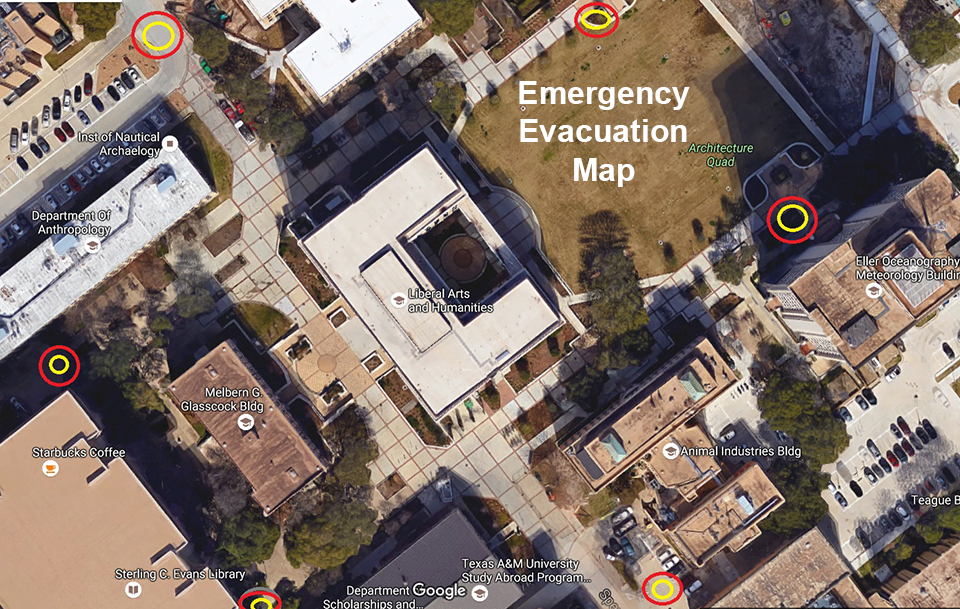 LAAH Emergency Evacuation Map