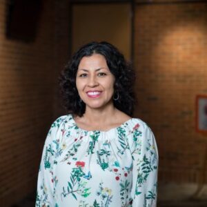UTRGV Associate Professor in Creative Writing Emmy Perez on Wednesday, May 31, 2017 in Edinburg, Texas. Perez received a poetry fellowship from the National Endowment of the Arts. 
UTRGV photo by Paul Chouy