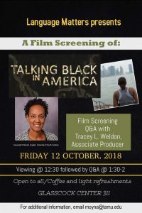 Poster for film screening