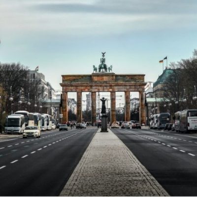 Berline City Gate on street