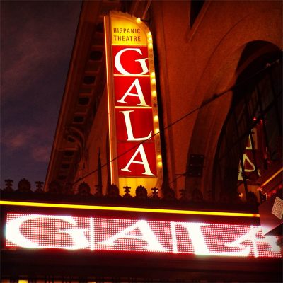 Gala Theater Sign