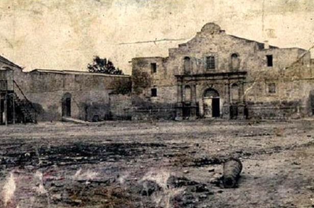 Ealy image of the Alamo, c 1858