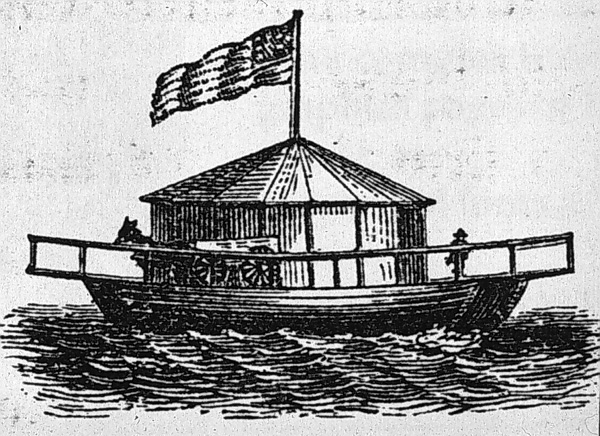 
The horse whim equipped catamarans were widely employed as ferries in the United States and Canada between 1814 and 1820, but they were still too expensive for most ferry operators, and dizzy horses were still a problem.