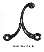 Illustration of a hook from the Russell & Erwin catalogue