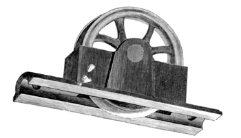 Pulley drawing from the catalog