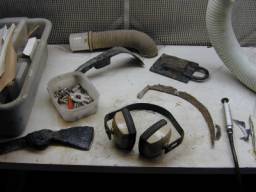 various artifacts being treated