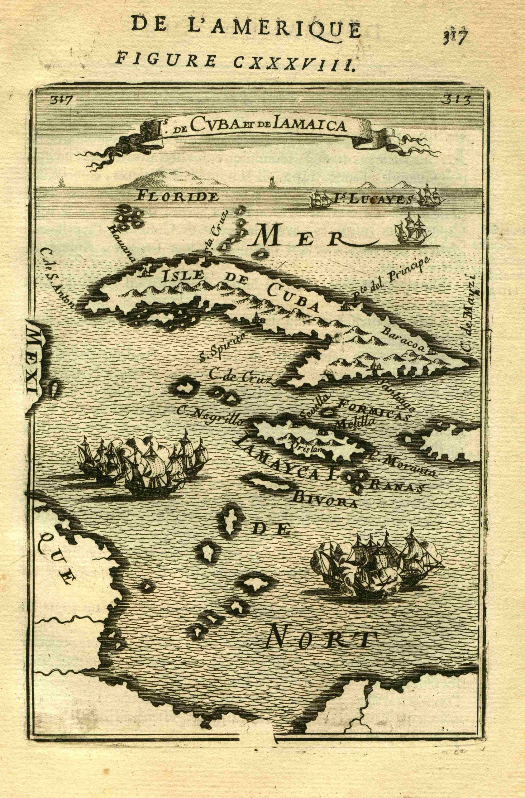 Allain Mallet's "de Cuba et de Iamaica" 1683