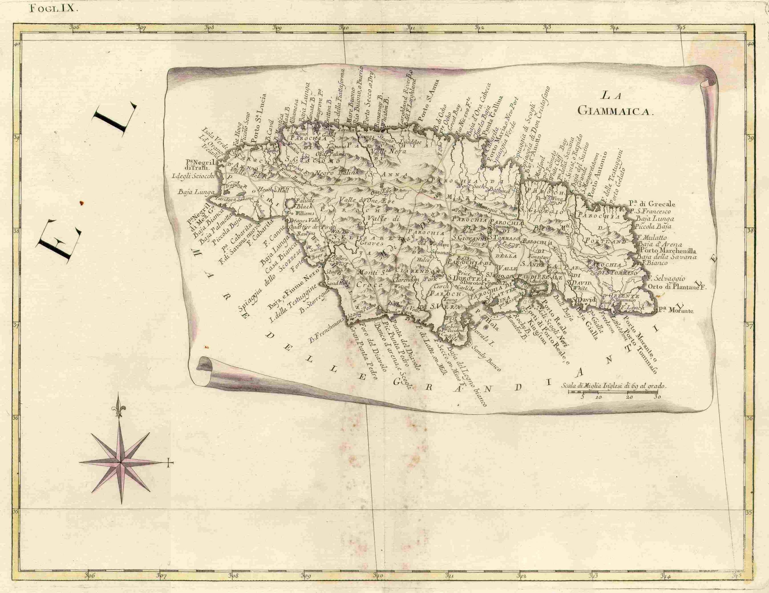 Zatta's La Giammaic Map 1779