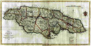 Edwards' Map of the Island of Jamaica 1794