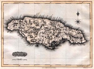 Lucas' Jamaica map 1823