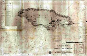 Purdy's General Chart of the Island of Jamaica 1880