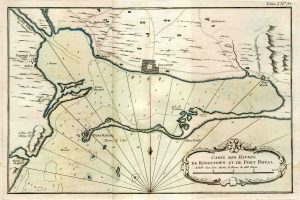 Bellin's Carte des Havres de Kingston et de Port Royal map 1764