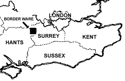 London area counties map