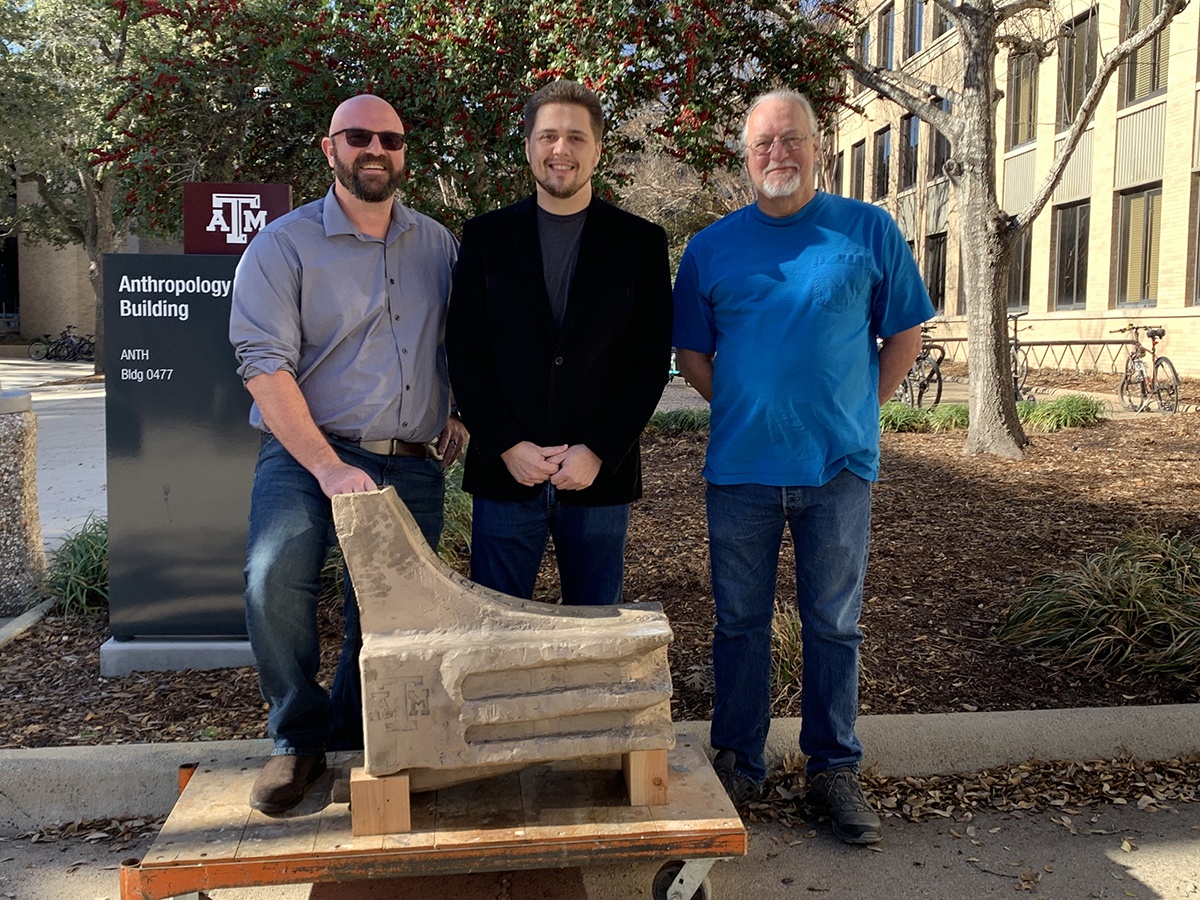 he naval ram project team (l-r) Christopher Dostal, Stephen DeCasien and Glenn Grieco.