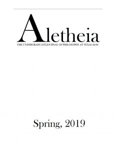 Aletheia Spring 2019