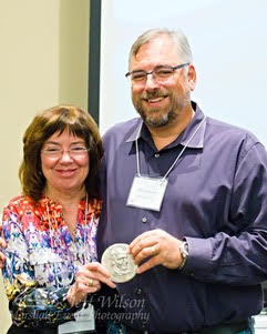 Catharine Rankin, president of the Pavlovian Society, presented Maren with the Gantt Medal this past weekend.