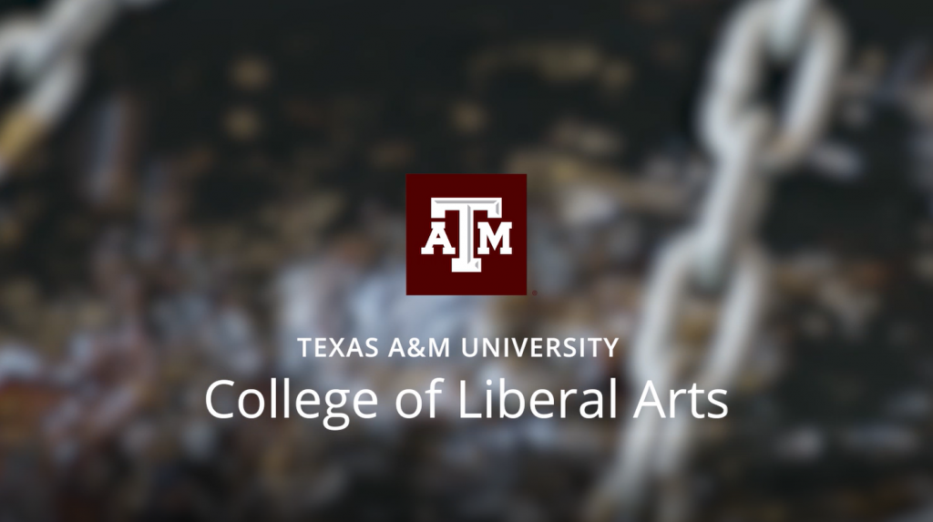 Screenshot from video of College of Liberal Arts logo