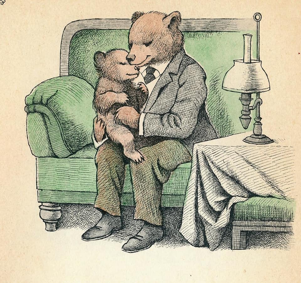 "Little Bear" illustration by Maurice Bernard Sendak.