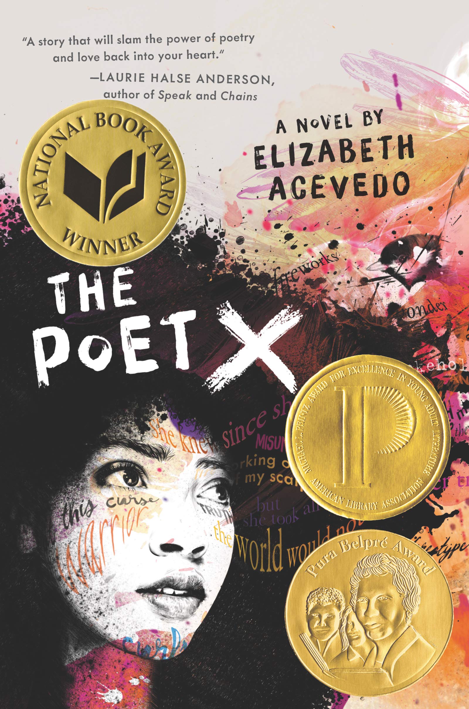 Cover art for "The Poet X."