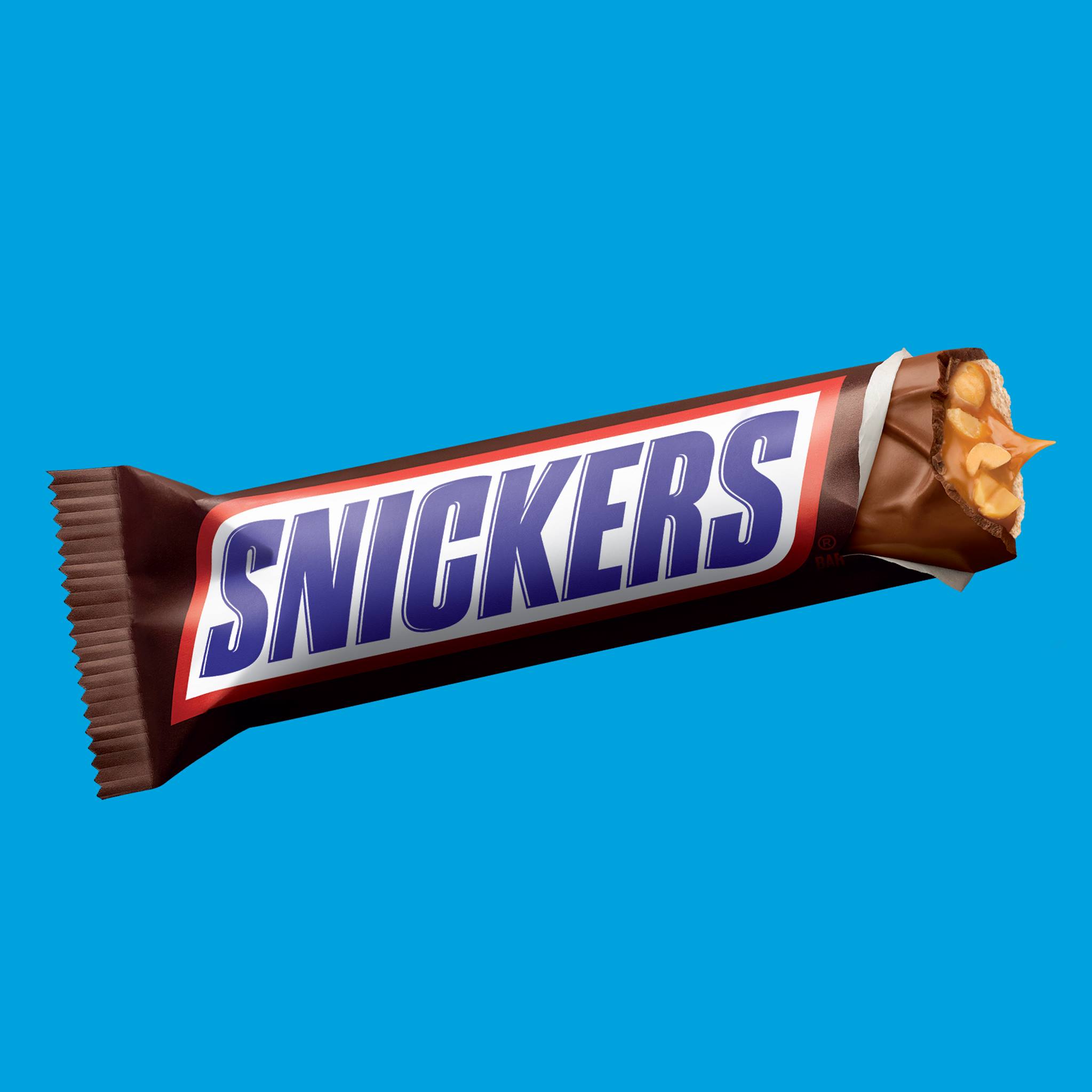 Photo of a Snickers bar.