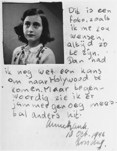 Photo of Anne Frank